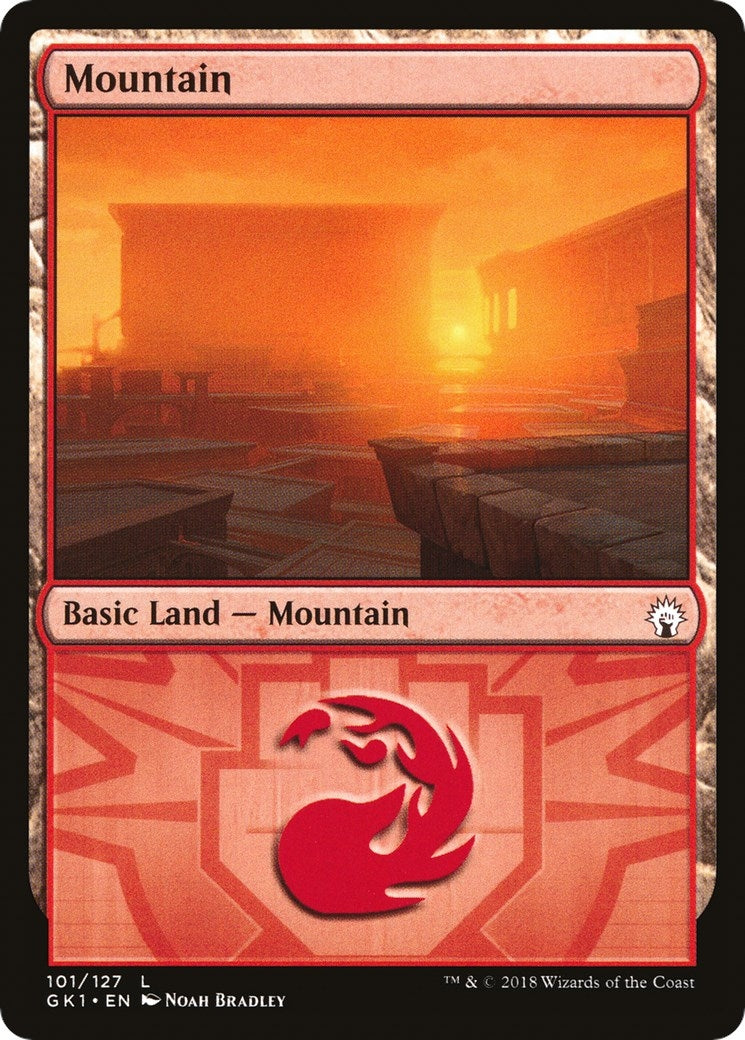 Image for Mountain (101) (101) (GR1) - Magic: The Gathering