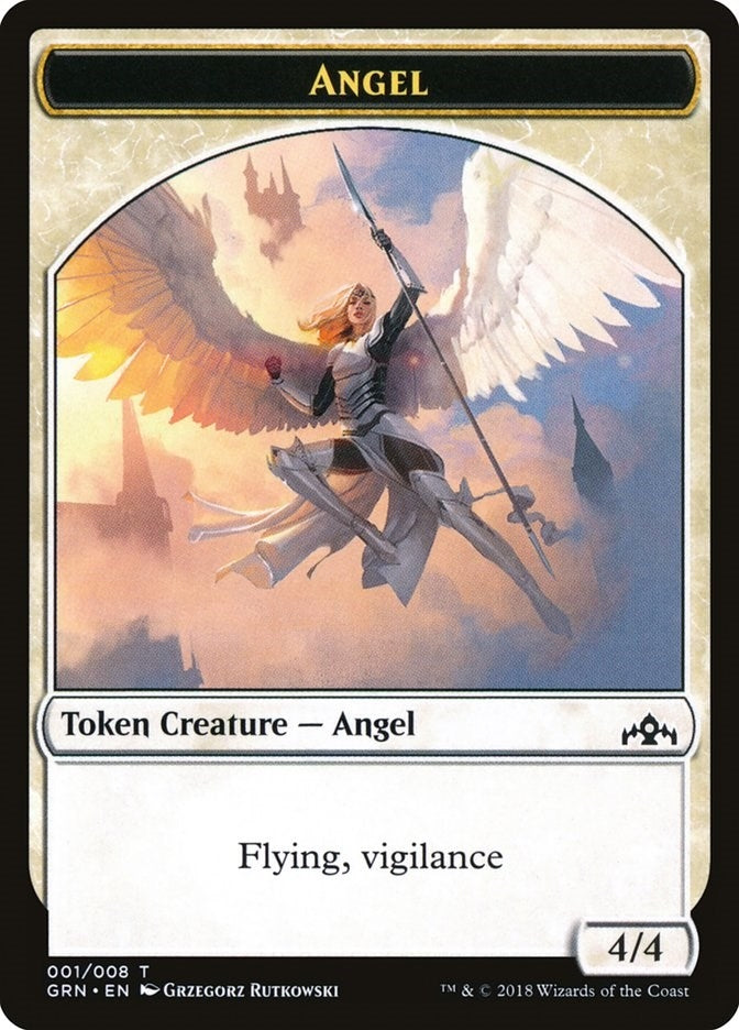 Image for Angel Token (1) (GRN) - Magic: The Gathering
