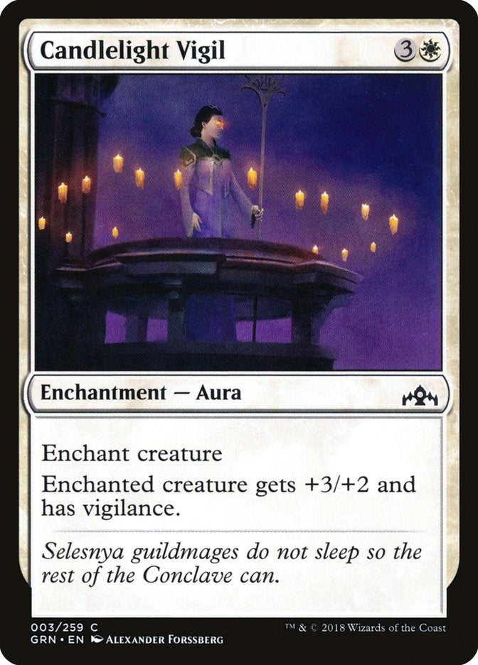 Image for Candlelight Vigil (3) (GRN) - Magic: The Gathering