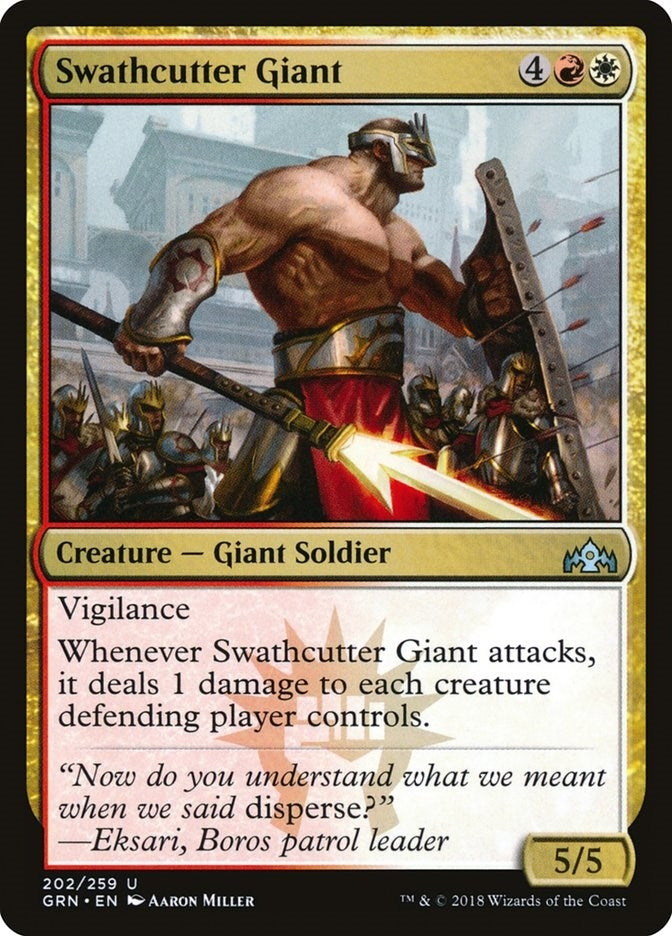 Image for Swathcutter Giant (202) (GRN) - Magic: The Gathering