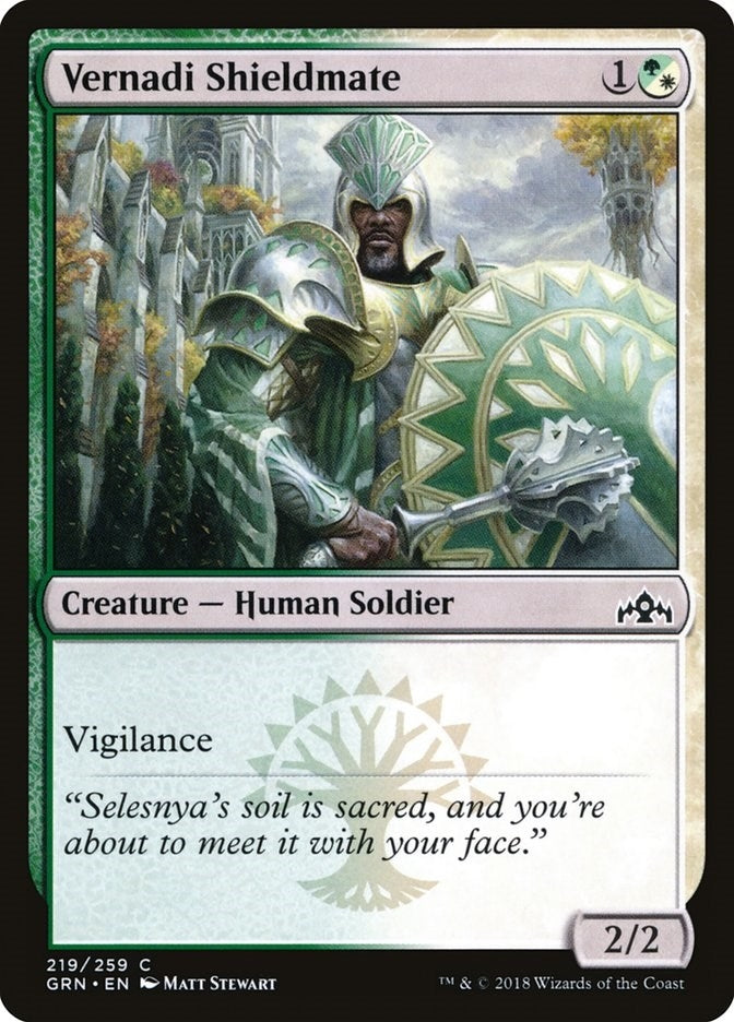 Image for Vernadi Shieldmate (219) - Magic: The Gathering
