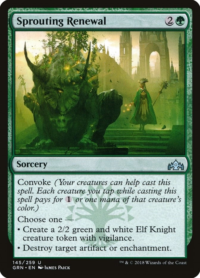 Image for Sprouting Renewal (145) (GRN) - Magic: The Gathering