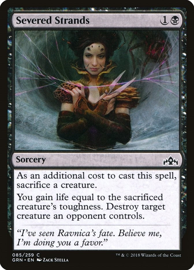 Image for Severed Strands (85) (GRN) - Magic: The Gathering