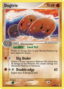 Image for Dugtrio - 5/100 (EX Crystal Guardians) (005/100) (PR) - Pokemon