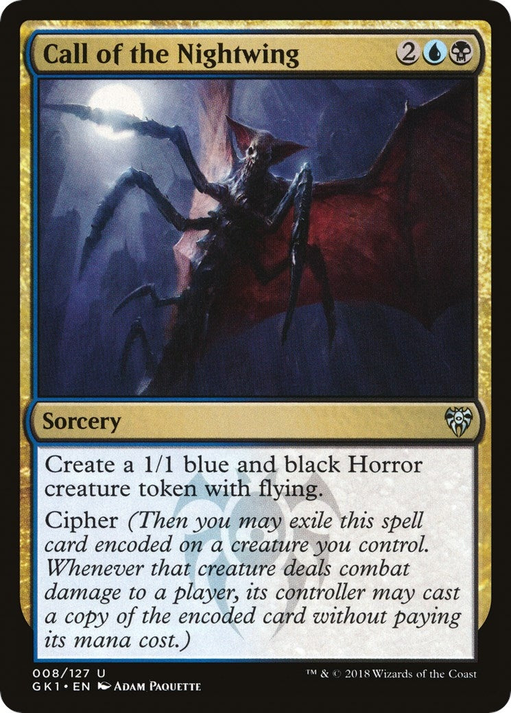 Image for Call of the Nightwing (8) (GR1) - Magic: The Gathering