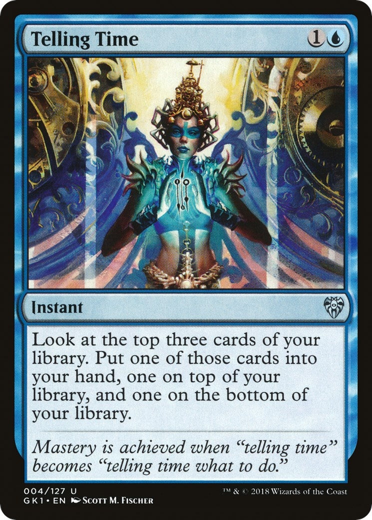 Image for Telling Time (4) (GR1) - Magic: The Gathering