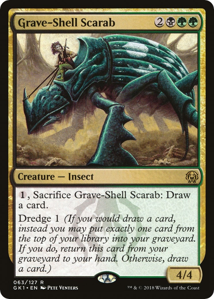 Image for Grave-Shell Scarab (63) (GR1) - Magic: The Gathering