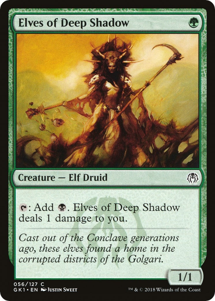 Image for Elves of Deep Shadow (56) (GR1) - Magic: The Gathering