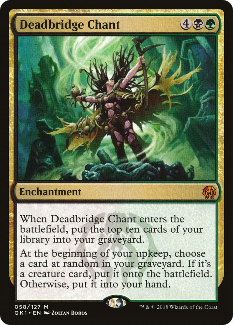 Image for Deadbridge Chant (58) (GR1) - Magic: The Gathering