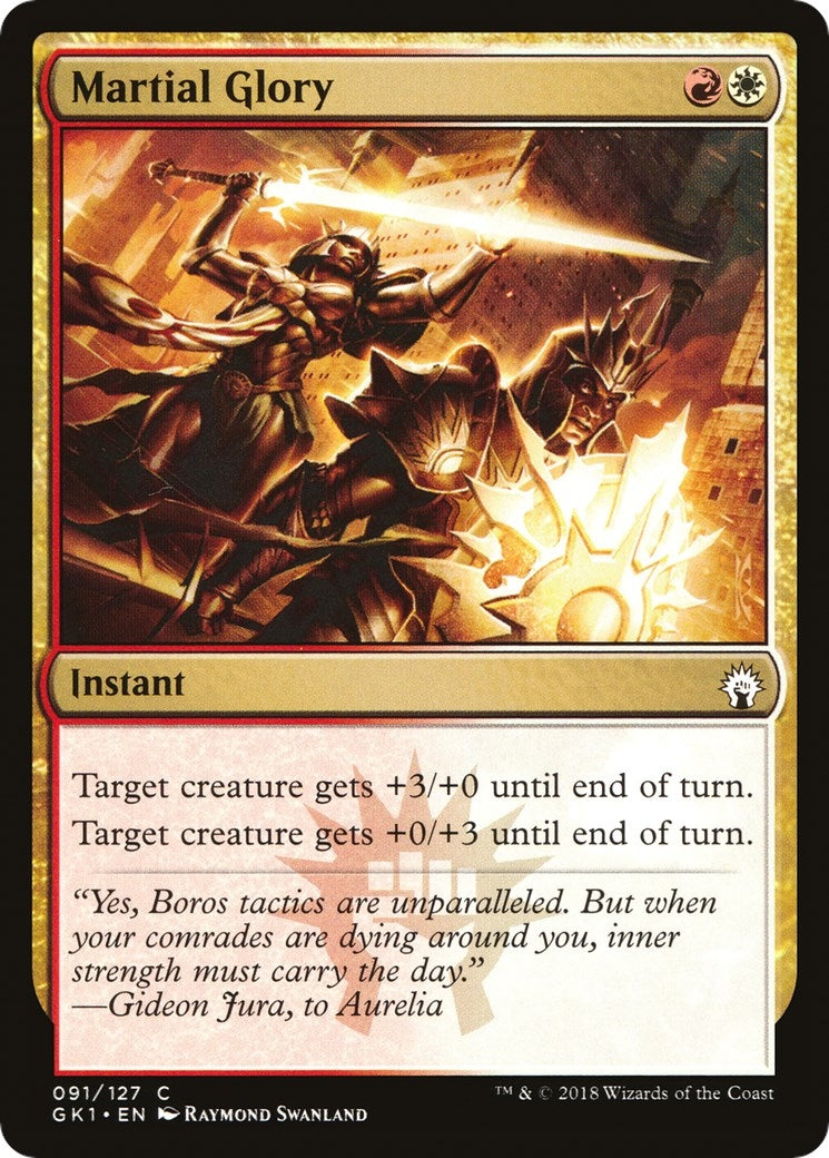 Image for Martial Glory (91) (GR1) - Magic: The Gathering