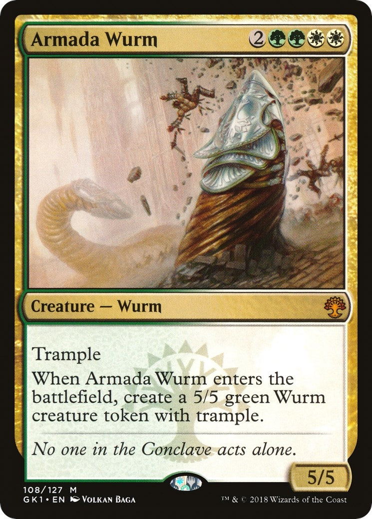 Image for Armada Wurm (108) (GR1) - Magic: The Gathering