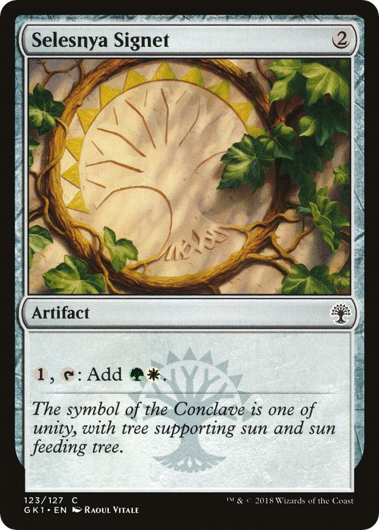 Image for Selesnya Signet (123) (GR1) - Magic: The Gathering