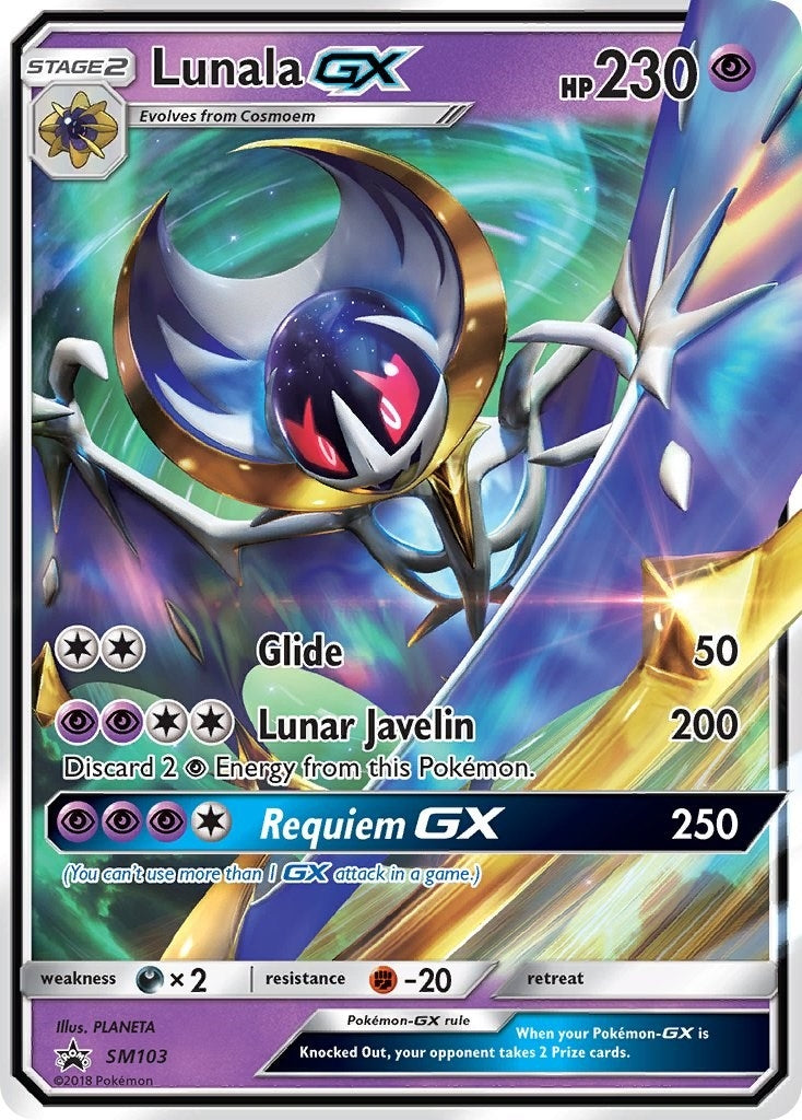 Image for Lunala GX - SM103 (SM103) (SMP) - Pokemon