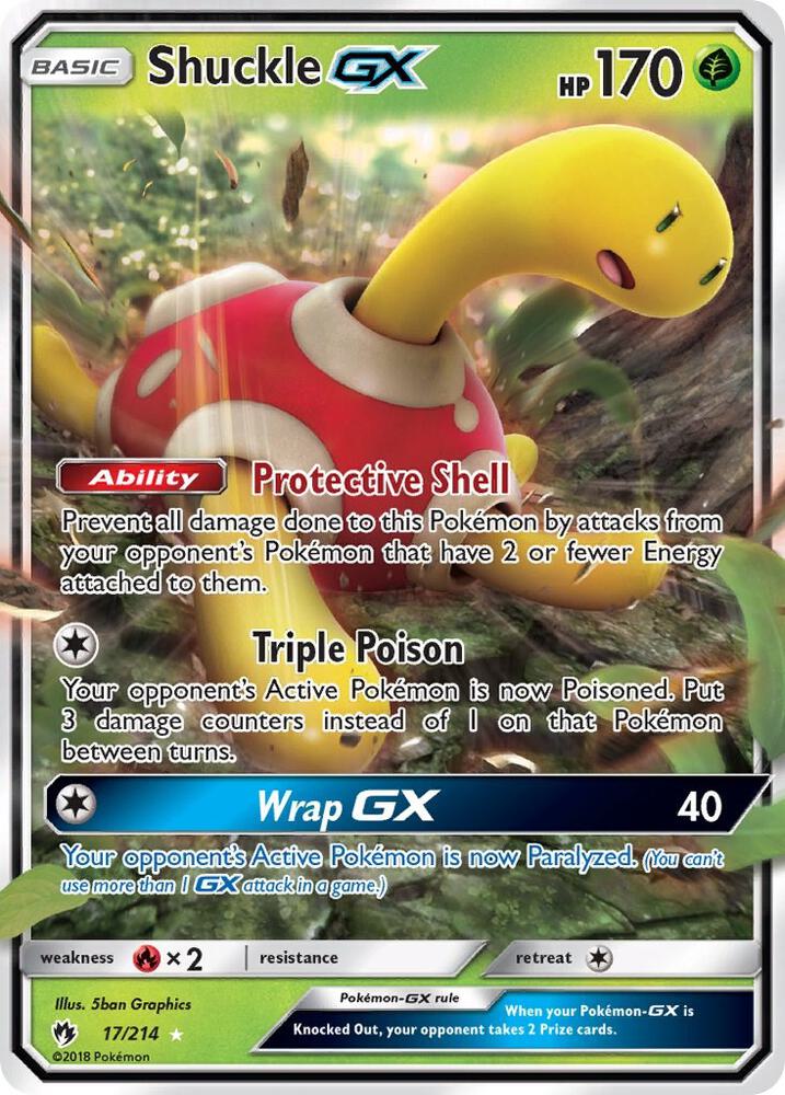 Image for Shuckle GX (17/214) (SM8) - Pokemon