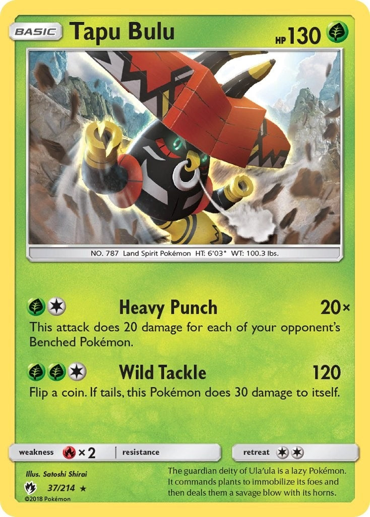 Image for Tapu Bulu (37/214) (SM8) - Pokemon