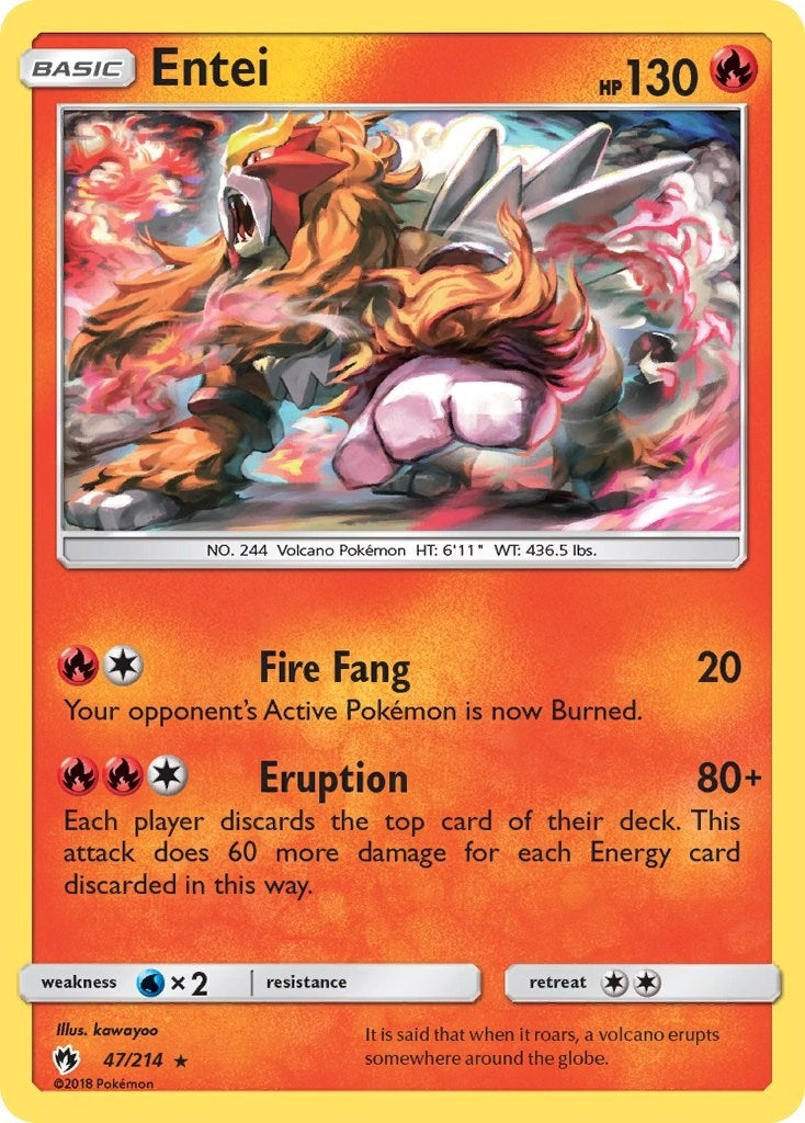 Image for Entei (47/214) (SM8) - Pokemon