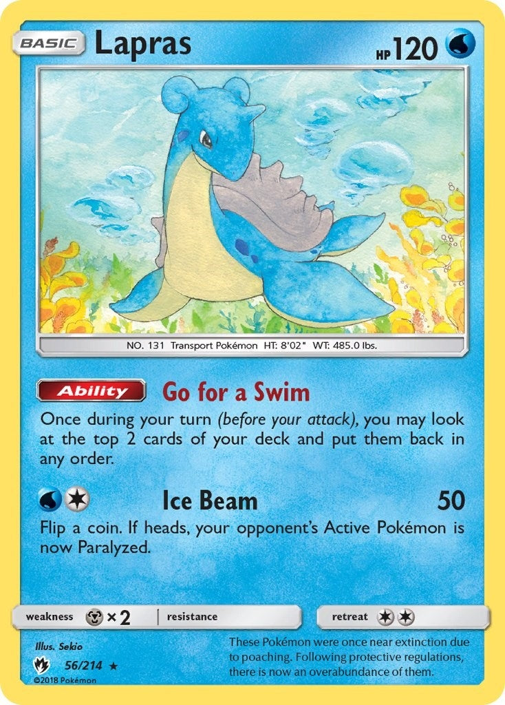 Image for Lapras (56/214) (SM8) - Pokemon