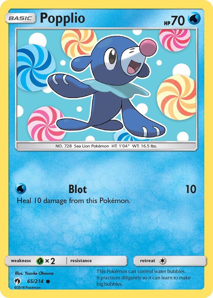 Image for Popplio (65) (65/214) (SM8) - Pokemon