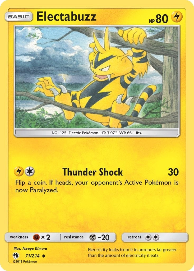 Image for Electabuzz (71/214) (SM8) - Pokemon
