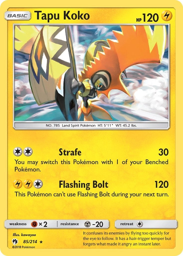 Image for Tapu Koko (85/214) (SM8) - Pokemon