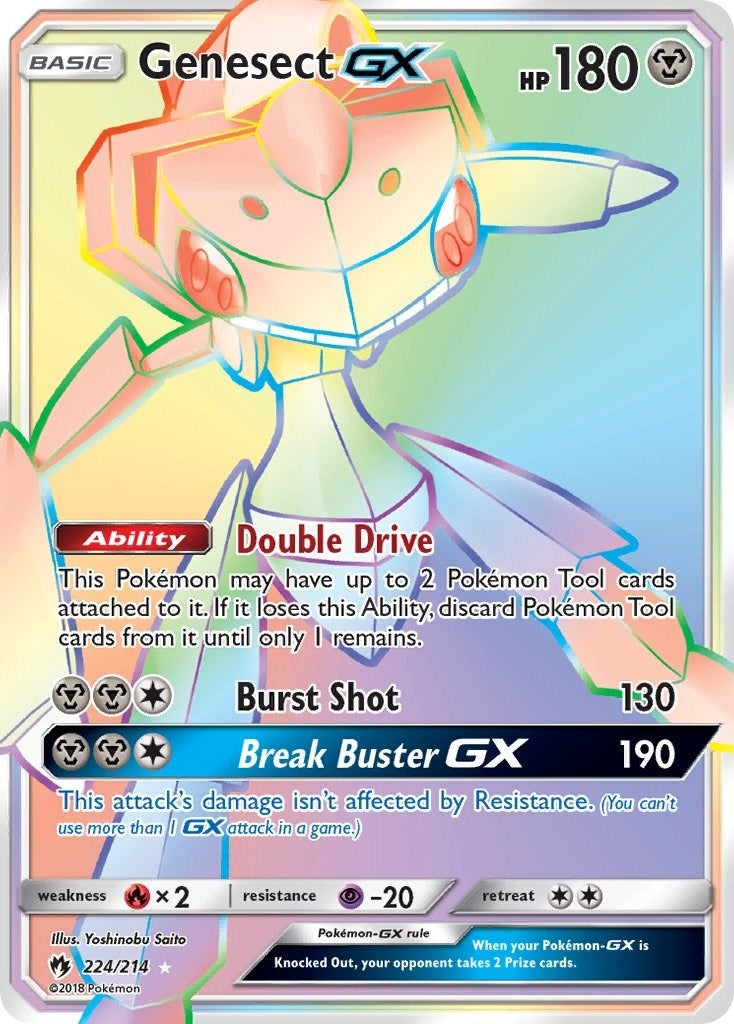 Image for Genesect GX (Secret) (224/214) (SM8) - Pokemon