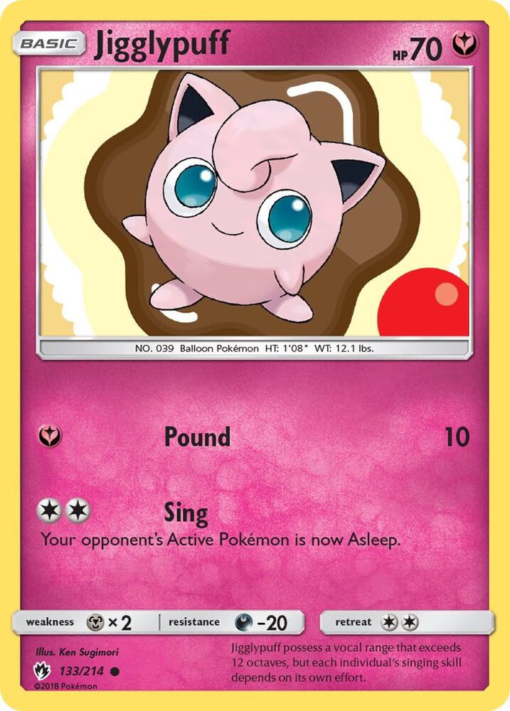 Image for Jigglypuff (133/214) (SM8) - Pokemon