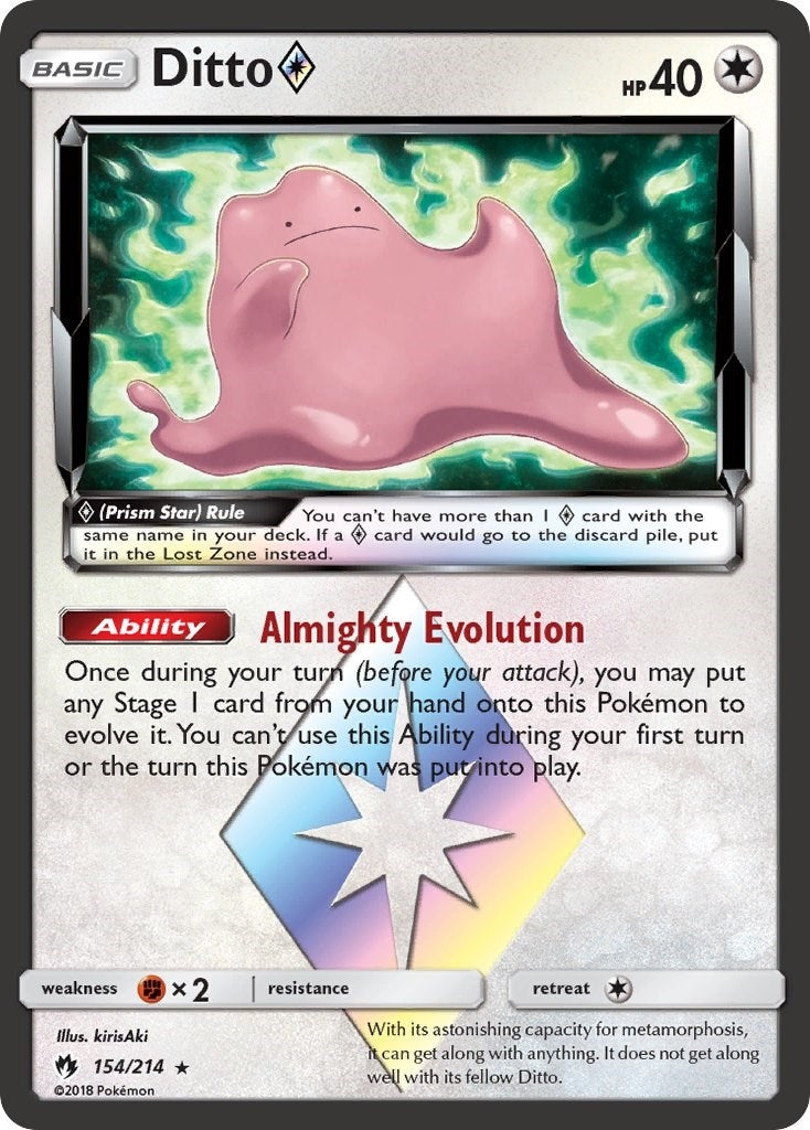 Image for Ditto Prism Star (154/214) (SM8) - Pokemon