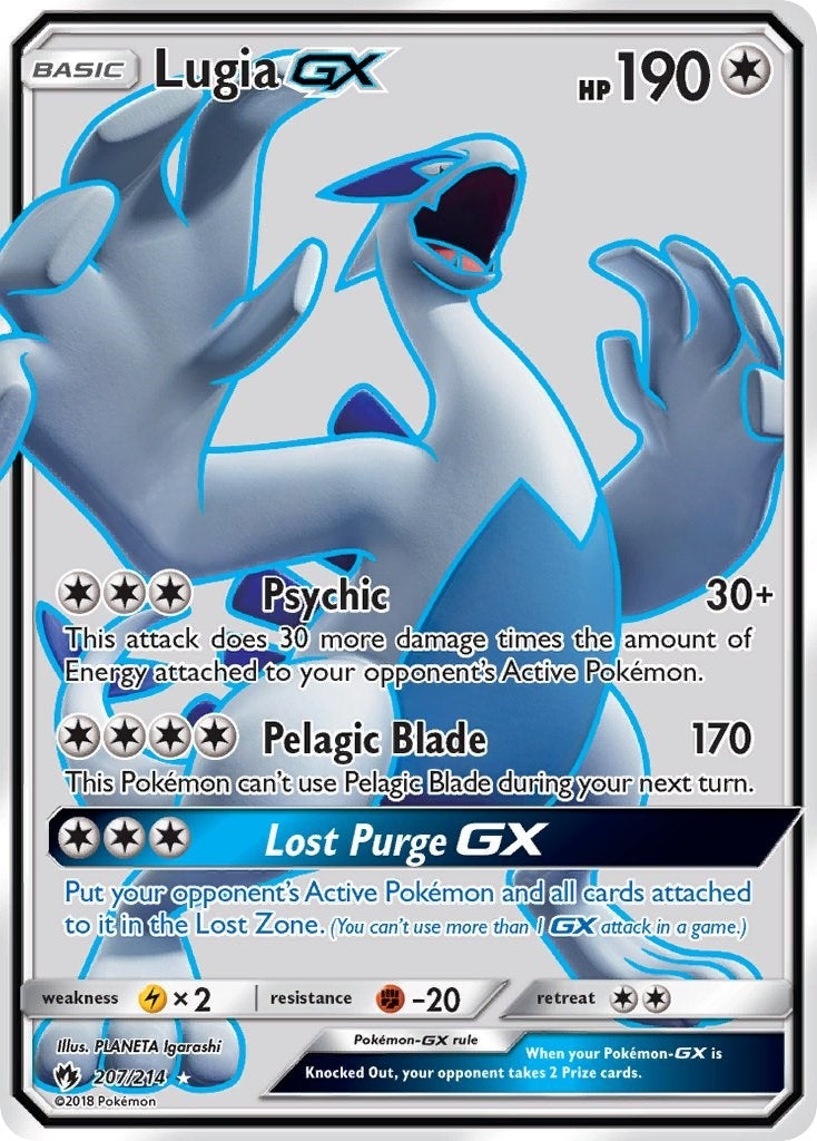 Image for Lugia GX (Full Art) (207/214) (SM8) - Pokemon