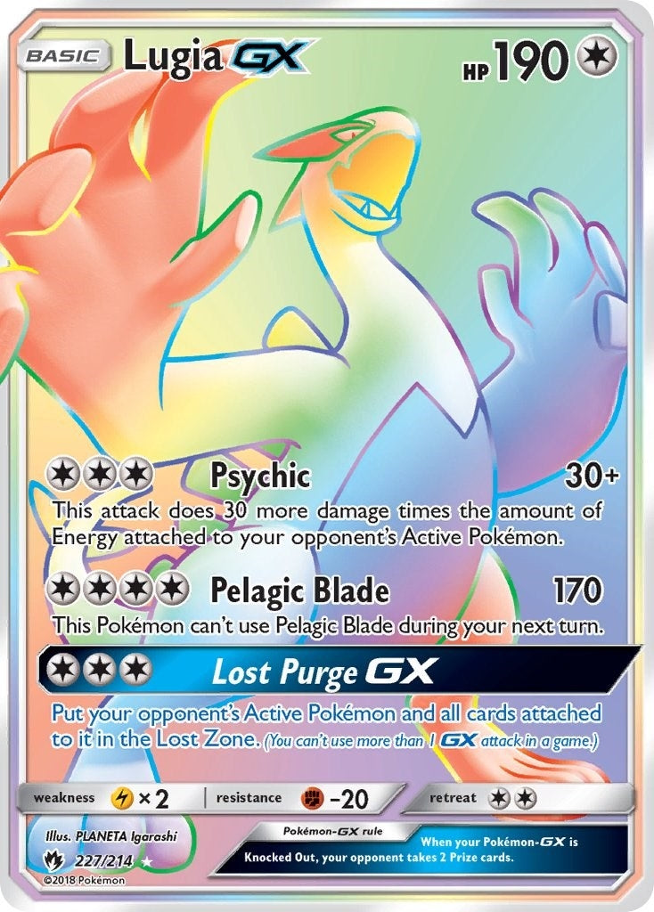 Image for Lugia GX (Secret) (227/214) (SM8) - Pokemon
