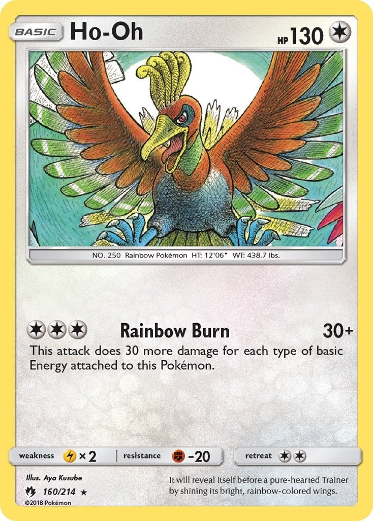 Image for Ho-Oh (160/214) (SM8) - Pokemon
