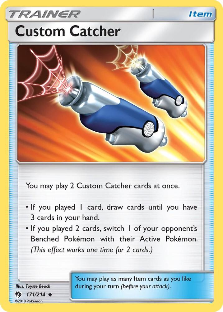 Image for Custom Catcher (171/214) (SM8) - Pokemon