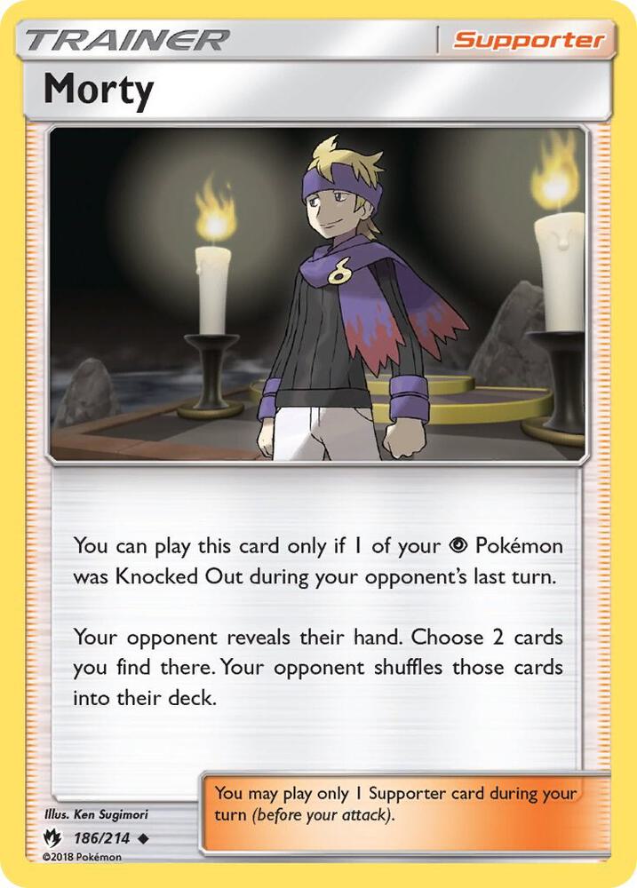 Image for Morty (186/214) (SM8) - Pokemon