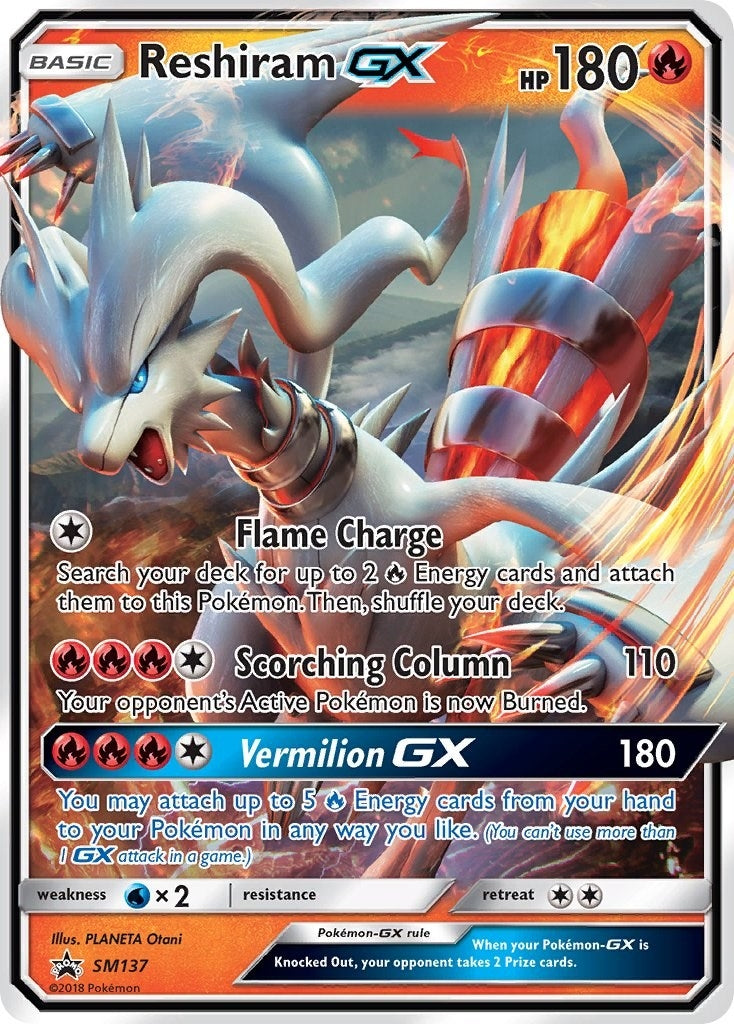 Image for Reshiram GX - SM137 (SM137) (SMP) - Pokemon