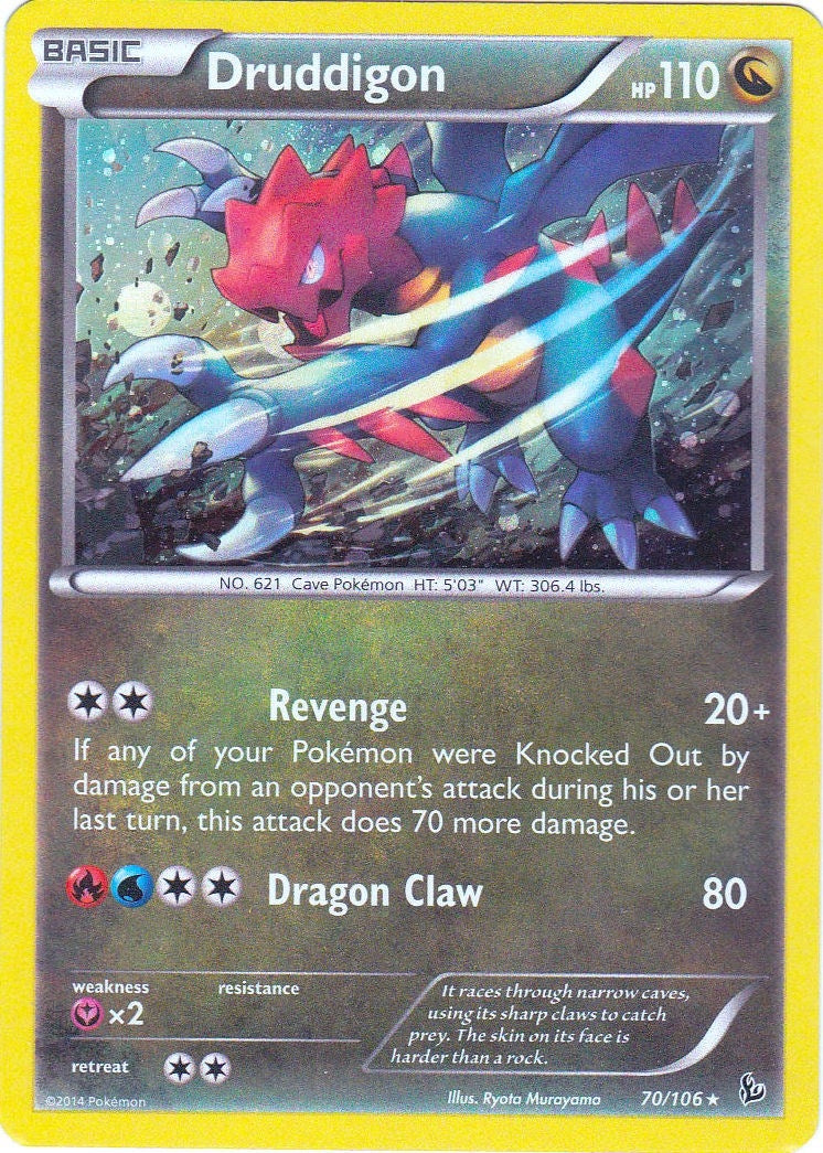 Image for Druddigon - 70/106(Cosmos Holo) (070/106) (BLE) - Pokemon
