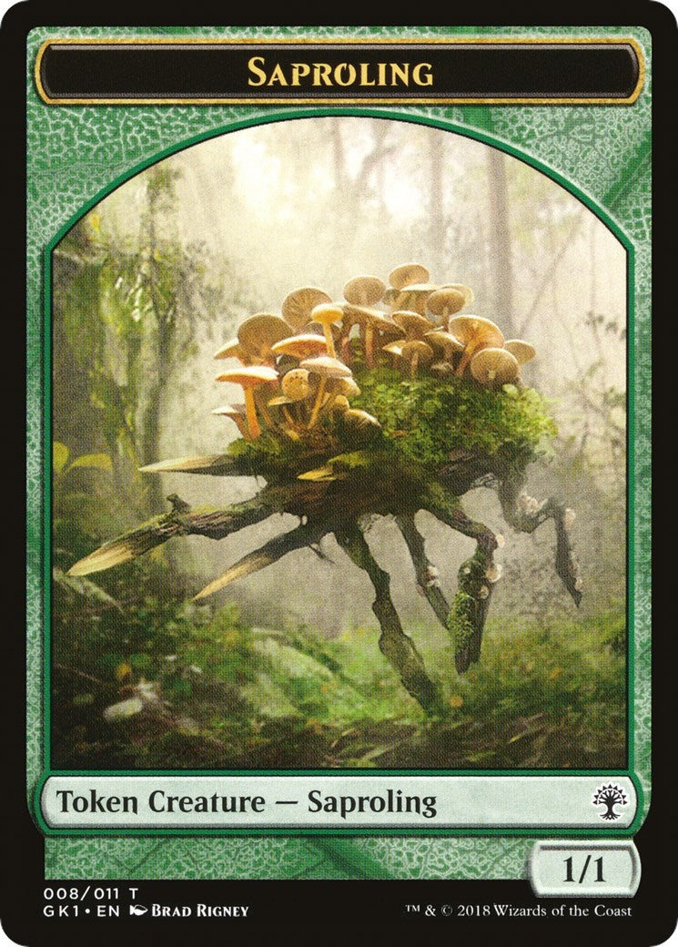 Image for Saproling // Wurm Double-Sided Token (8 // 9) - Magic: The Gathering