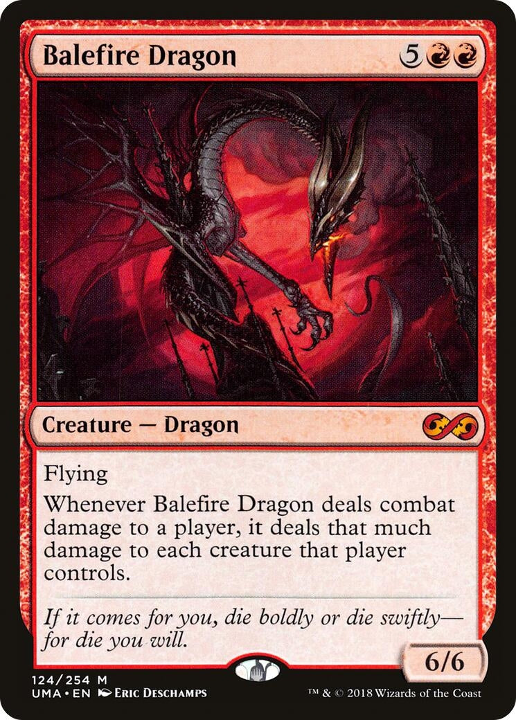 Image for Balefire Dragon (124) (UMA) - Magic: The Gathering