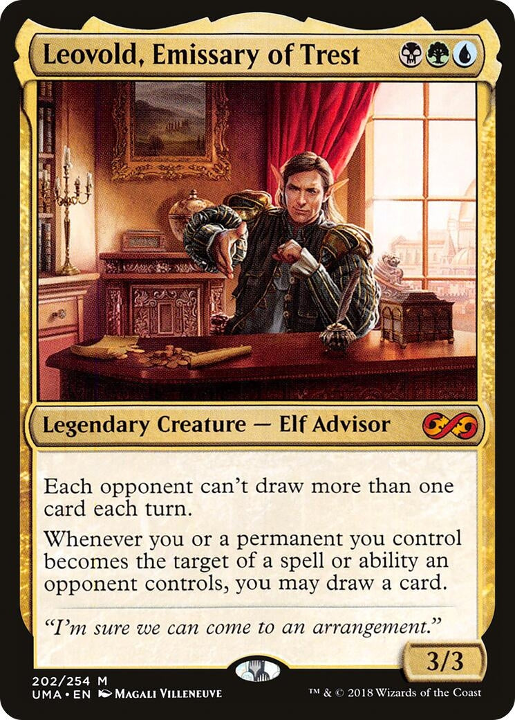 Image for Leovold, Emissary of Trest (202) (UMA) - Magic: The Gathering
