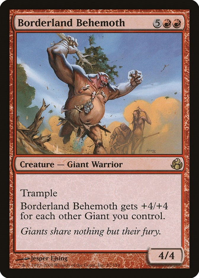 Image for Borderland Behemoth (87) - Magic: The Gathering