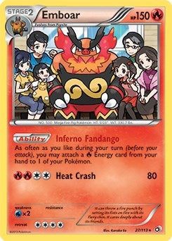 Image for Emboar - 27/113 (Legendary Treasures) (027/113) (PR) - Pokemon