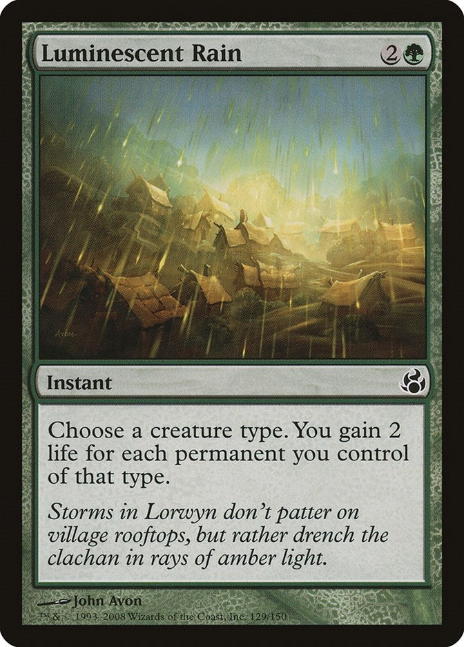 Image for Luminescent Rain (129) - Magic: The Gathering