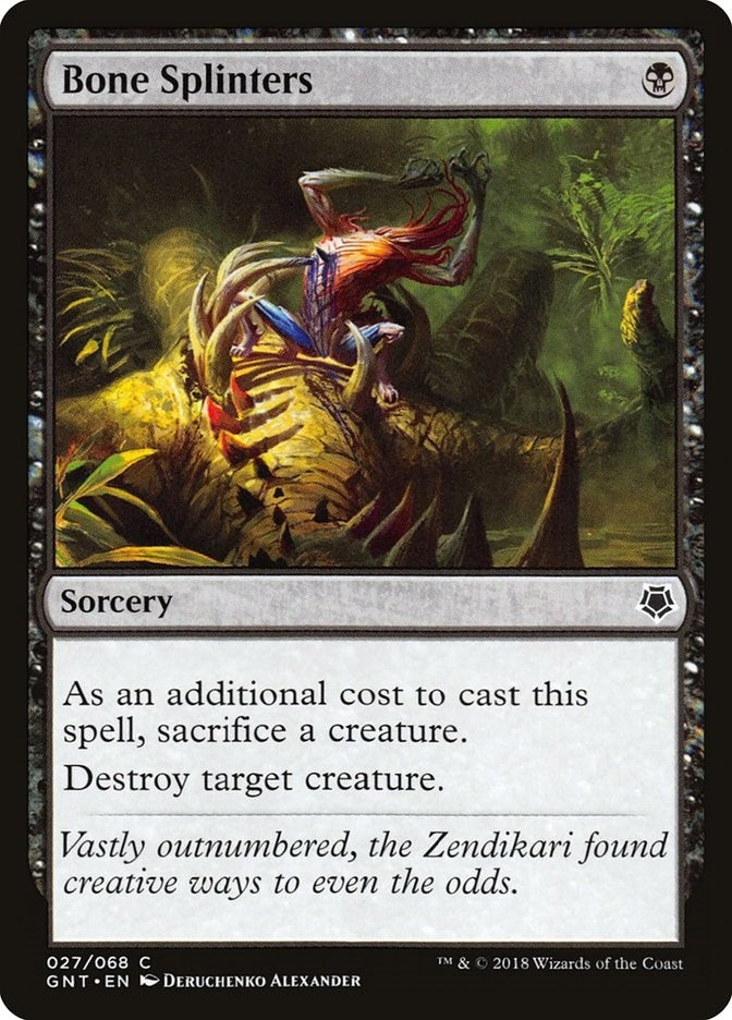 Image for Bone Splinters (27) - Magic: The Gathering
