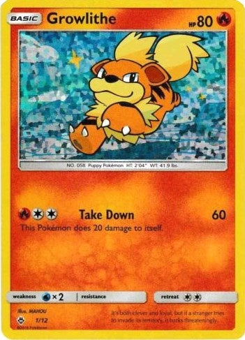 Image for Growlithe (001/012) (M18) - Pokemon