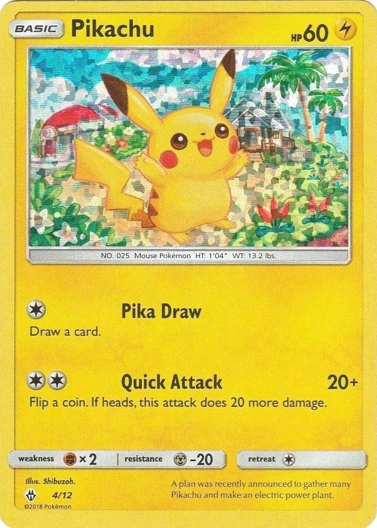 Image for Pikachu (004/012) (M18) - Pokemon