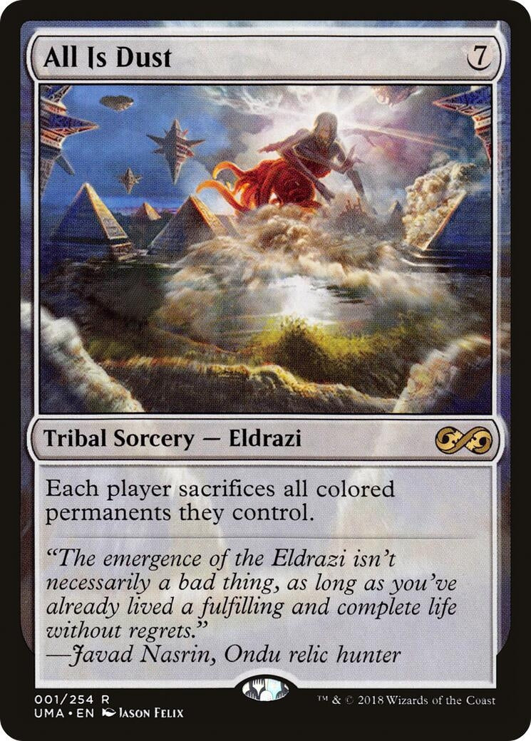 Image for All Is Dust (1) (UMA) - Magic: The Gathering