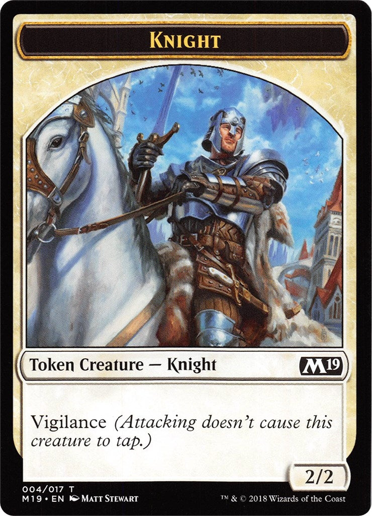 Image for Knight // Goblin Double-Sided Token (Game Night) (4 // 11) - Magic: The Gathering
