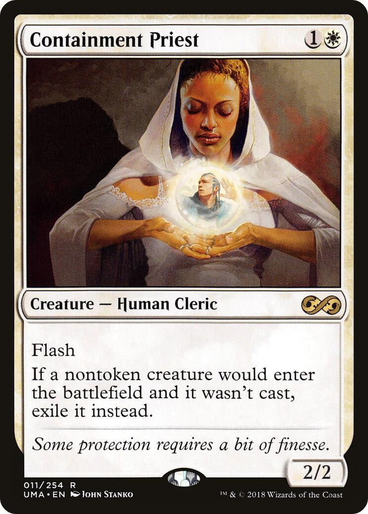 Image for Containment Priest (11) (UMA) - Magic: The Gathering