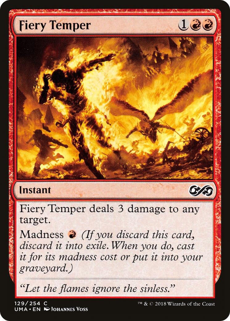 Image for Fiery Temper (129) - Magic: The Gathering