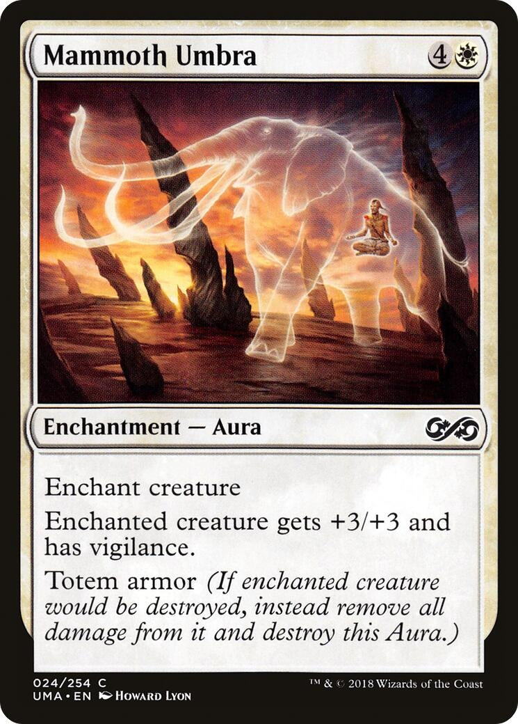 Image for Mammoth Umbra (24) - Magic: The Gathering