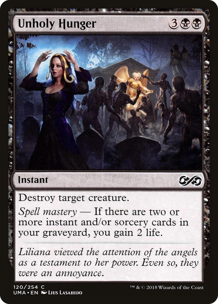 Image for Unholy Hunger (120) (UMA) - Magic: The Gathering