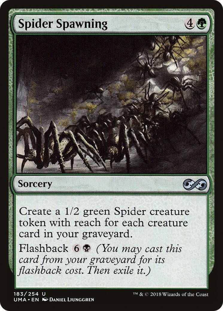 Image for Spider Spawning (183) (UMA) - Magic: The Gathering